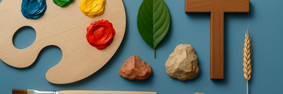 The Christian Artist’s Palette: Exploring the Spiritual Significance of Earthly Elements in Sacred Art